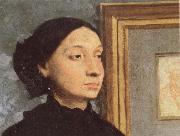 Edgar Degas Detail of The Bellini oil painting on canvas